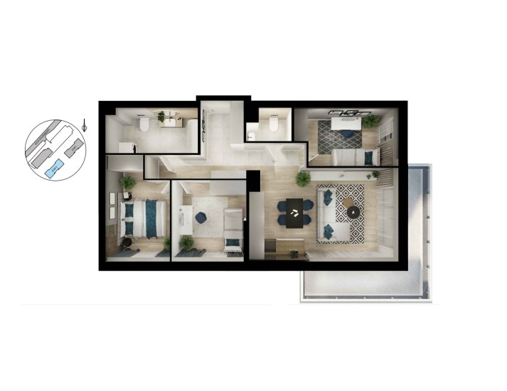 Mieszkanie Sprzedaż - Kielce province, Kielce m., Kielce, KSM