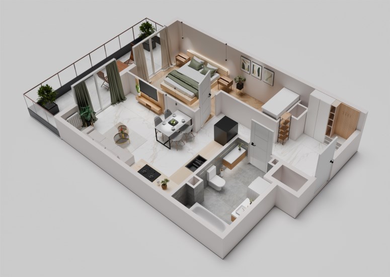 Mieszkanie Sprzedaż - Kielce province, jędrzejowski, Jędrzejów