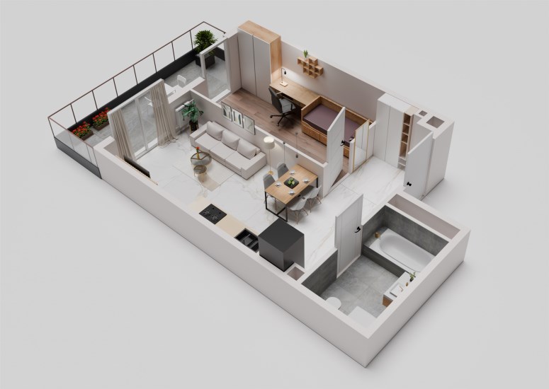 Mieszkanie Sprzedaż - Kielce province, jędrzejowski, Jędrzejów