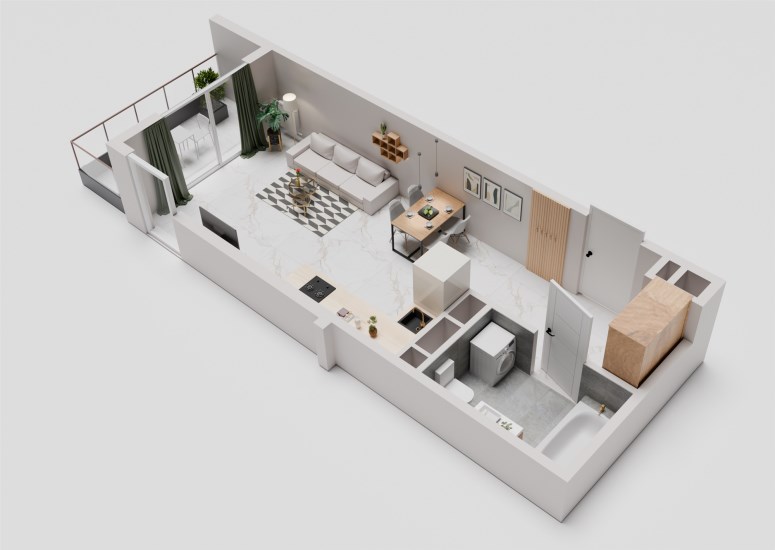 Mieszkanie Sprzedaż - Kielce province, jędrzejowski, Jędrzejów