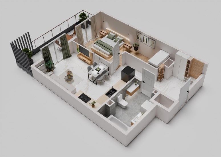 Mieszkanie Sprzedaż - Kielce province, jędrzejowski, Jędrzejów