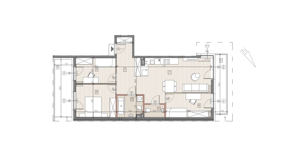Mieszkanie Sprzedaż - Kielce province, jędrzejowski, Jędrzejów