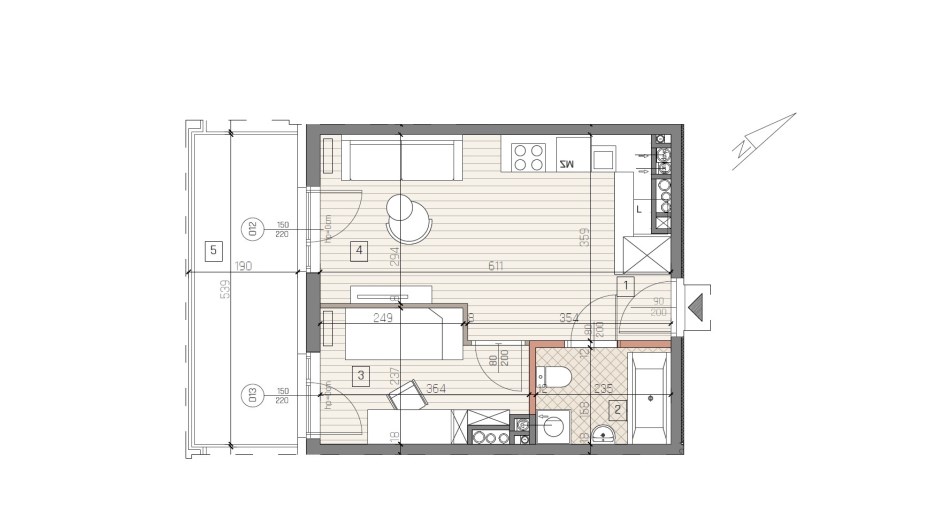 Mieszkanie Sprzedaż - Kielce province, jędrzejowski, Jędrzejów