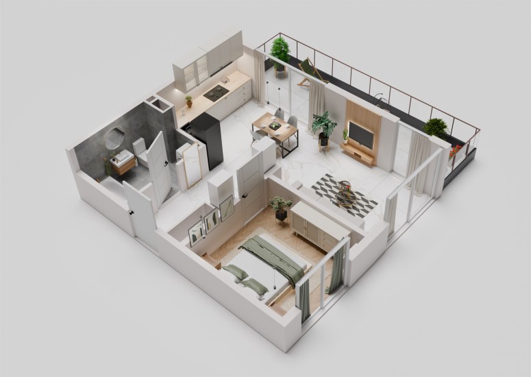 Mieszkanie Sprzedaż - Kielce province, jędrzejowski, Jędrzejów