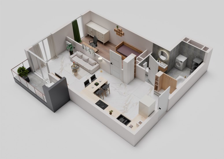 Mieszkanie Sprzedaż - Kielce province, jędrzejowski, Jędrzejów