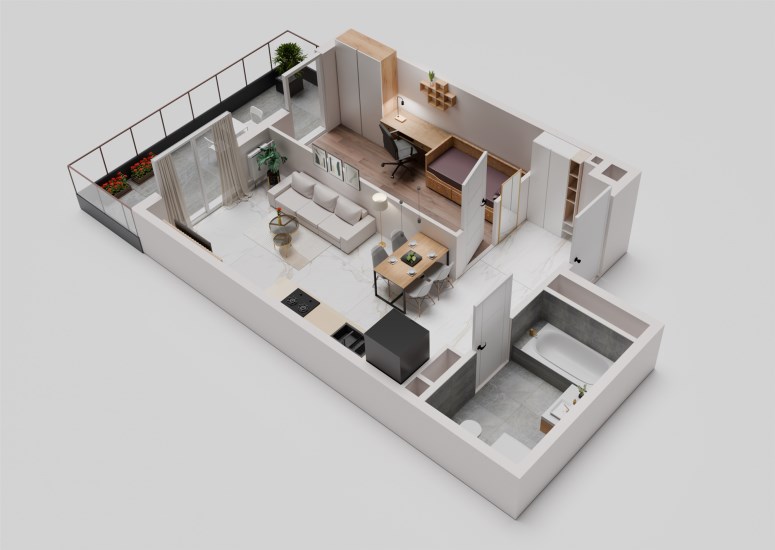 Mieszkanie Sprzedaż - Kielce province, jędrzejowski, Jędrzejów