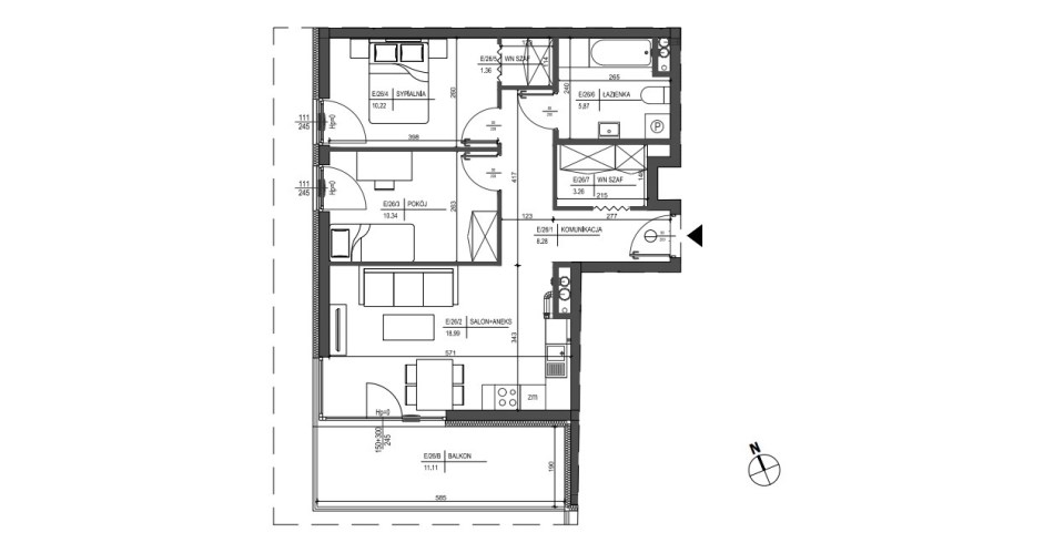 Mieszkanie Wynajem - Kielce province, Kielce m., Kielce, Baranówek
