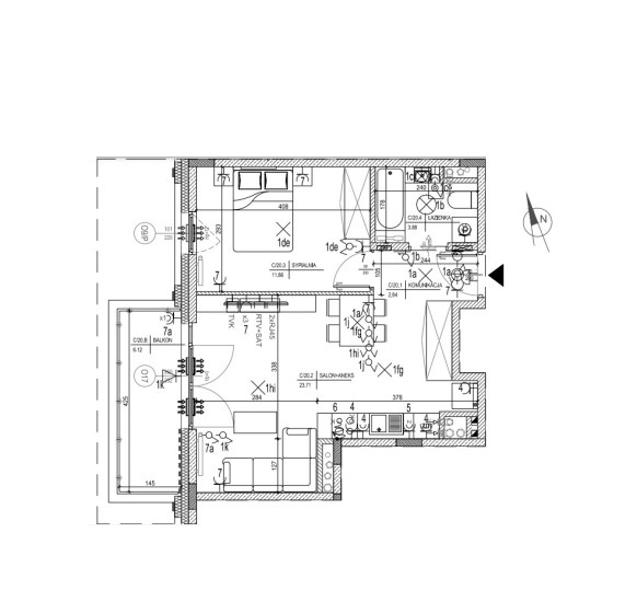 Mieszkanie Sprzedaż - Kielce province, Kielce m., Kielce, Szydłówek