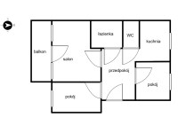 Mieszkanie Sprzedaż - Kielce province, Kielce m., Kielce, os. Jagiellońskie