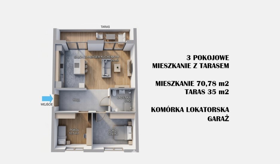 Mieszkanie Sprzedaż - Kielce province, Kielce m., Kielce, Na Stoku