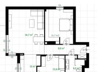 Mieszkanie Sprzedaż - Kielce province, Kielce m., Kielce, Pod Telegrafem