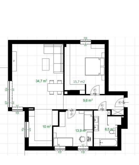 Mieszkanie Sprzedaż - Kielce province, Kielce m., Kielce, Pod Telegrafem