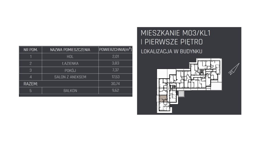 Mieszkanie Sprzedaż - Kielce province, jędrzejowski, Jędrzejów